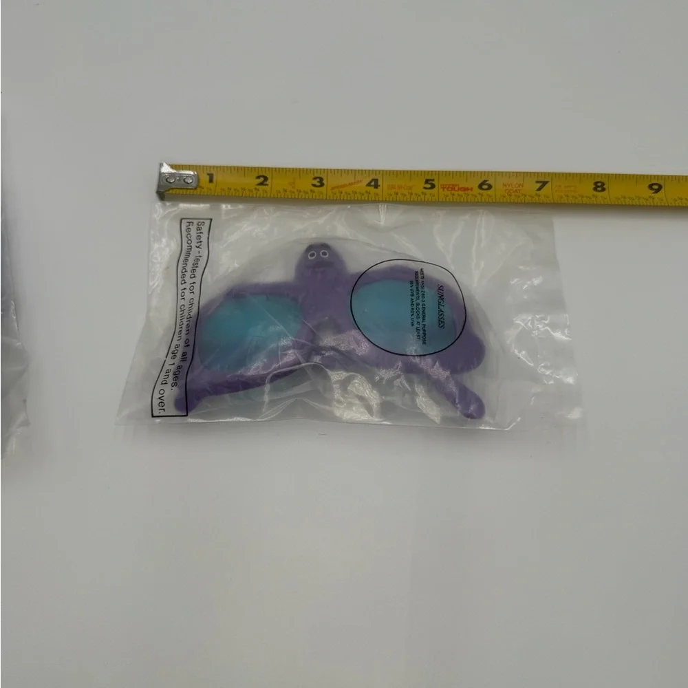 Vintage McDonalds Grimace Sunglasses Purple Sealed 1989 Happy Meal Toy